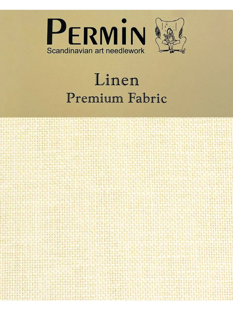 Канва Permin Linen 28 ct. (35x50 см., цвет 305) 100% лен #1