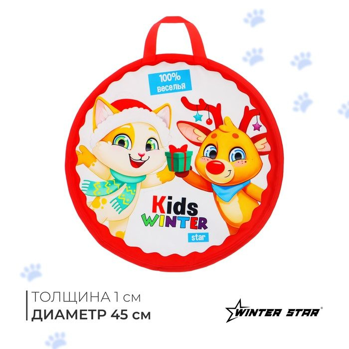 Ледянка Winter Star Kids, 45х45 см, толщина 1 см #1