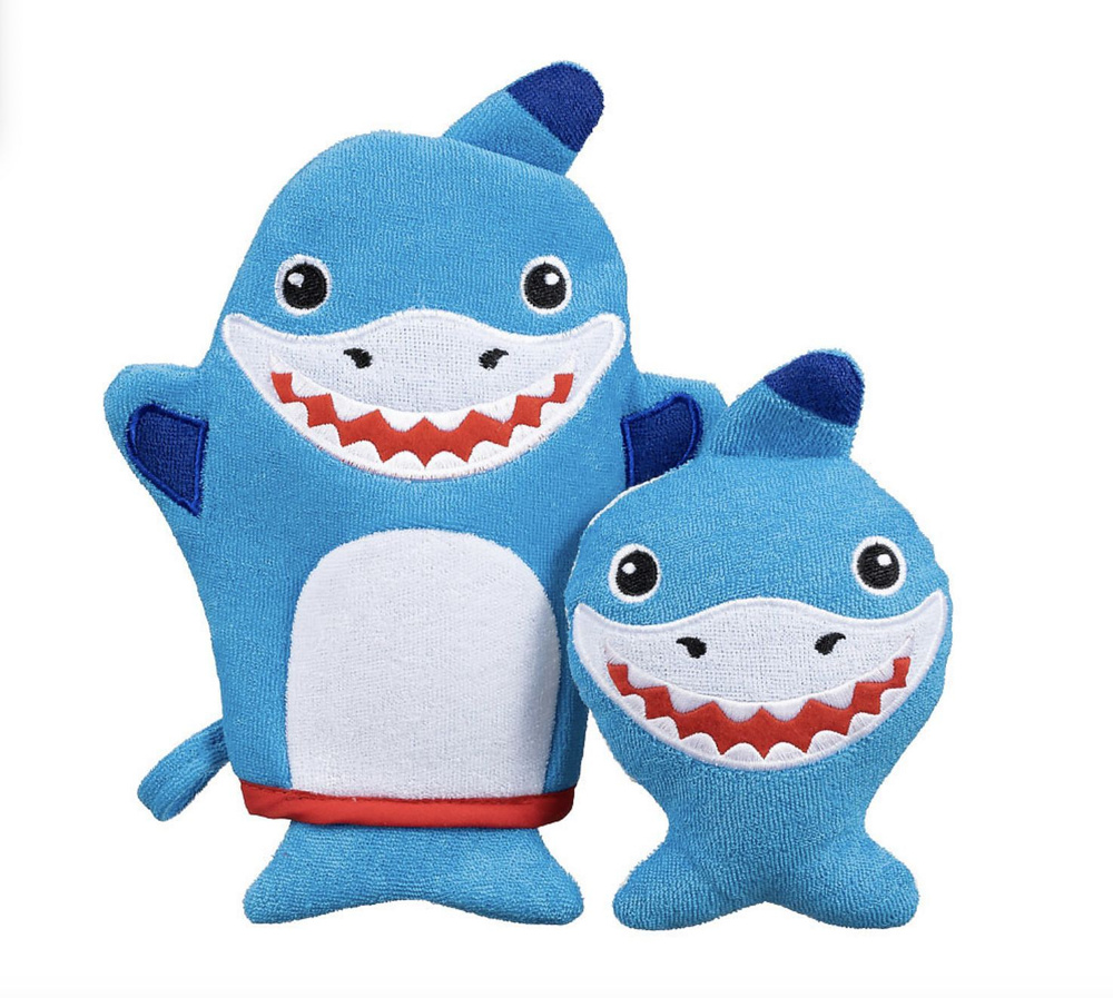 MORIKI DORIKI Набор мочалок SHARKS FAMILY Sponge set #1