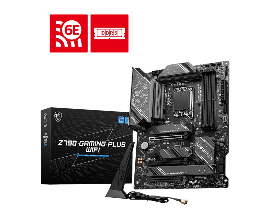 MSIZ790GAMINGPLUSWIFILGA1700DDR5Материнскаяплата