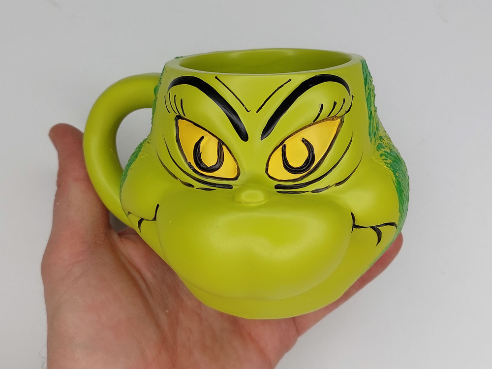 Кружка керамическая Гринч похититель Рождества How the Grinch Stole Christmas Mug  #1