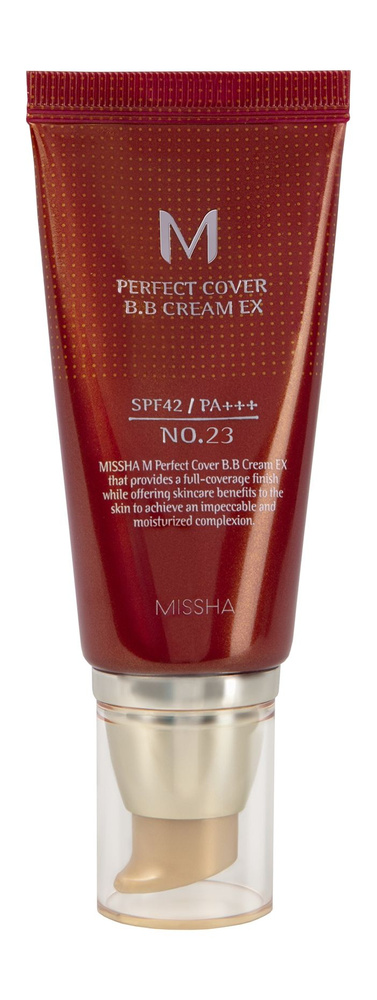 MISSHA M Perfect Cover BB Cream Тональный крем EX SPF 42/PA+++, 50 мл, 23 Natural Beige  #1