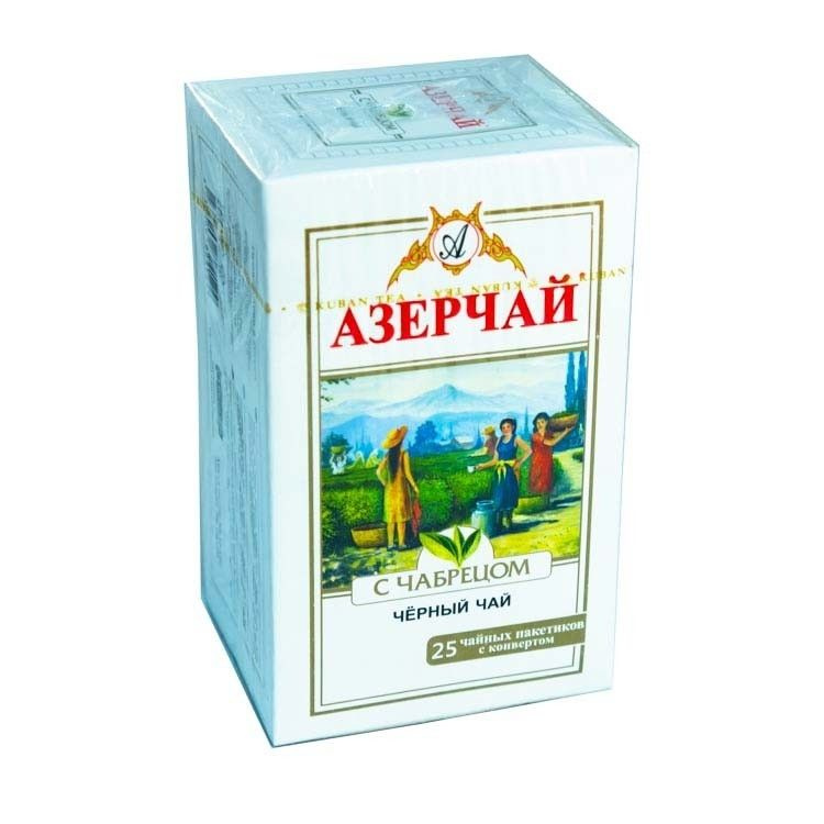 Чай черный Азерчай с чабрецом 25 пакетиков #1