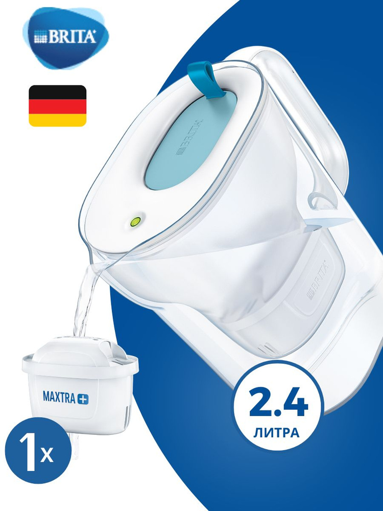 Фильтр для воды кувшин Brita Style L 2,4 л Синий с 1 шт картридж Брита MAXTRA+ Универсальный  #1