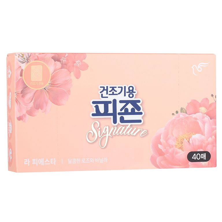 Pigeon Кондиционер для белья RICH PERFUME SIGNATURE DRYER SHEET La Fiesta, 40 шт.  #1