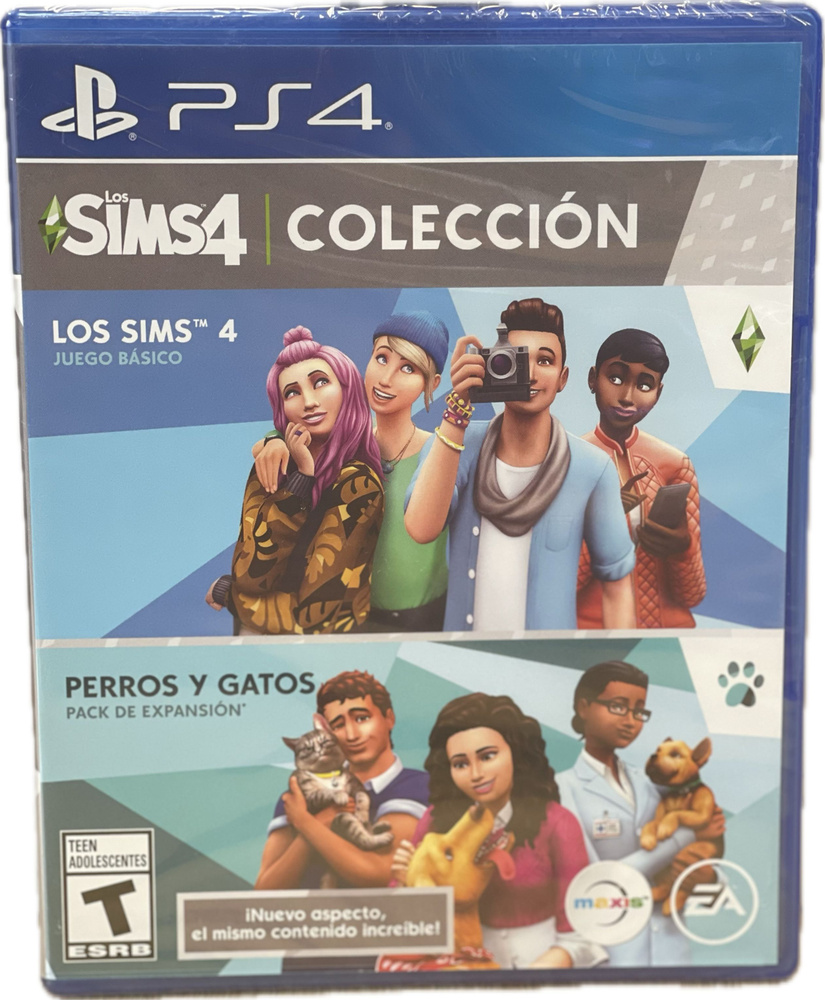 Игра Игра на диске The Sims 4 Los Sims 4 + Los Sims 4 Perros y Gatos(PS4,PS5,Английская  версия) (PlayStation 4, PlayStation 5, Английская версия) купить по низкой  цене с доставкой в интернет-магазине OZON (1416659428)