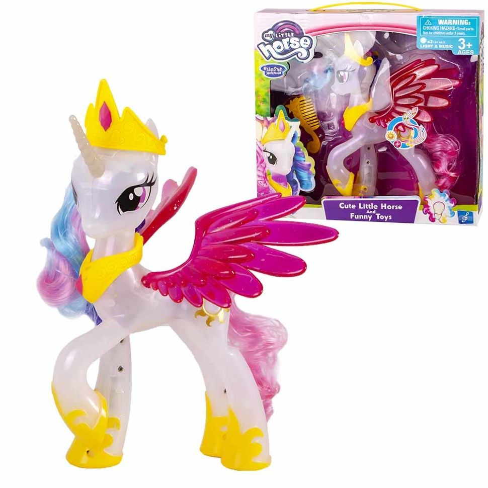 Музыкальная и световая игрушка Принцесса Пони Селестия  #1