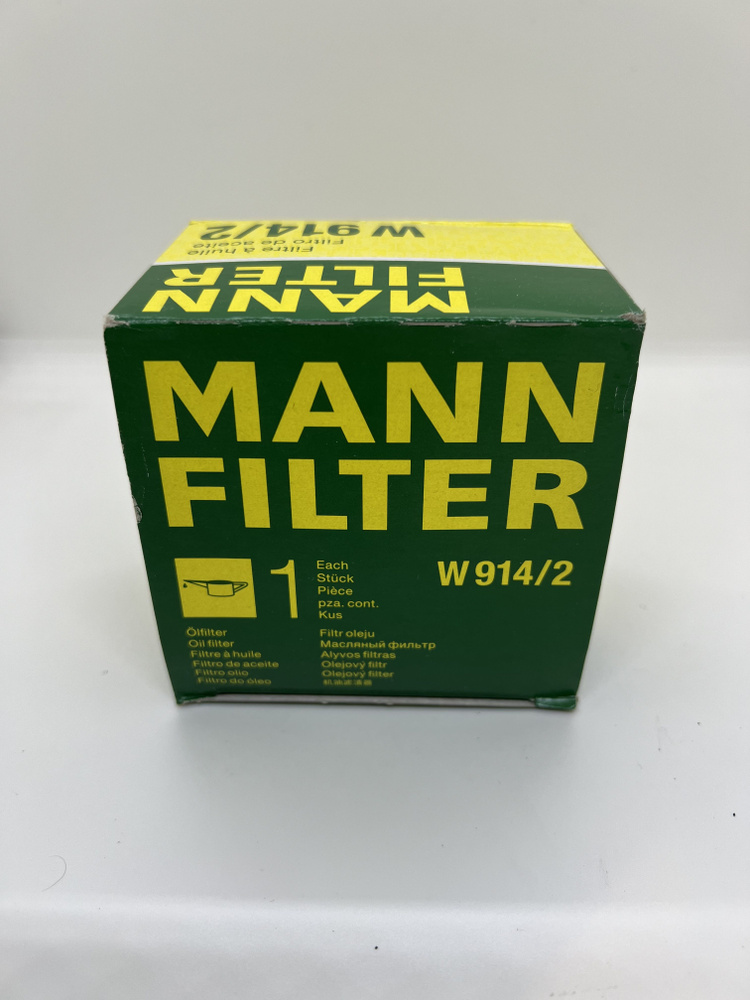 MANN FILTER Фильтр масляный арт. Оригинальный MANN W914, 1 шт. #1