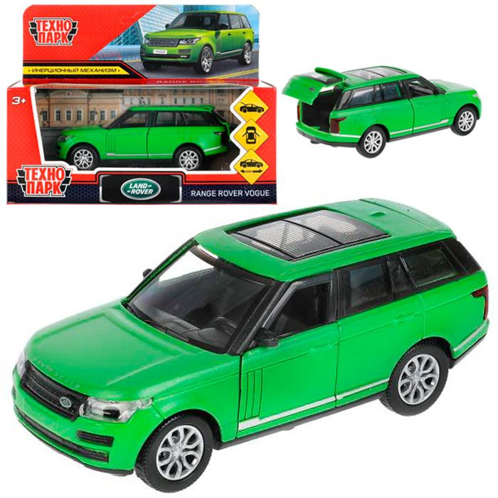 Машина металл RANGE ROVER VOGUE SOFT 12 см, Технопарк VOGUE-12FIL-GN #1