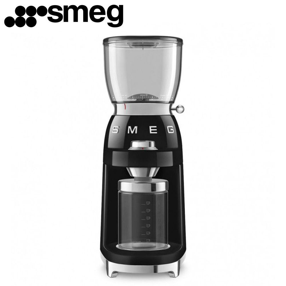 Кофемолка SMEG CGF11BLEU / черная, 150 Вт, 22000 об/мин, 30 степеней помола  #1