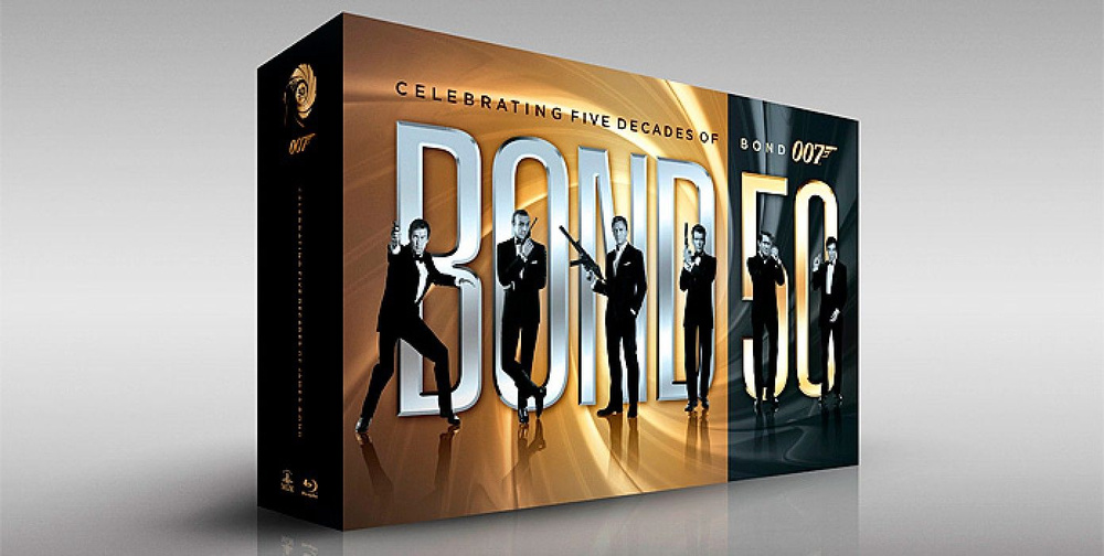 Коллекция из 23 фильмов Джеймса Бонда, агента 007. Box, 24 Blu-ray  #1