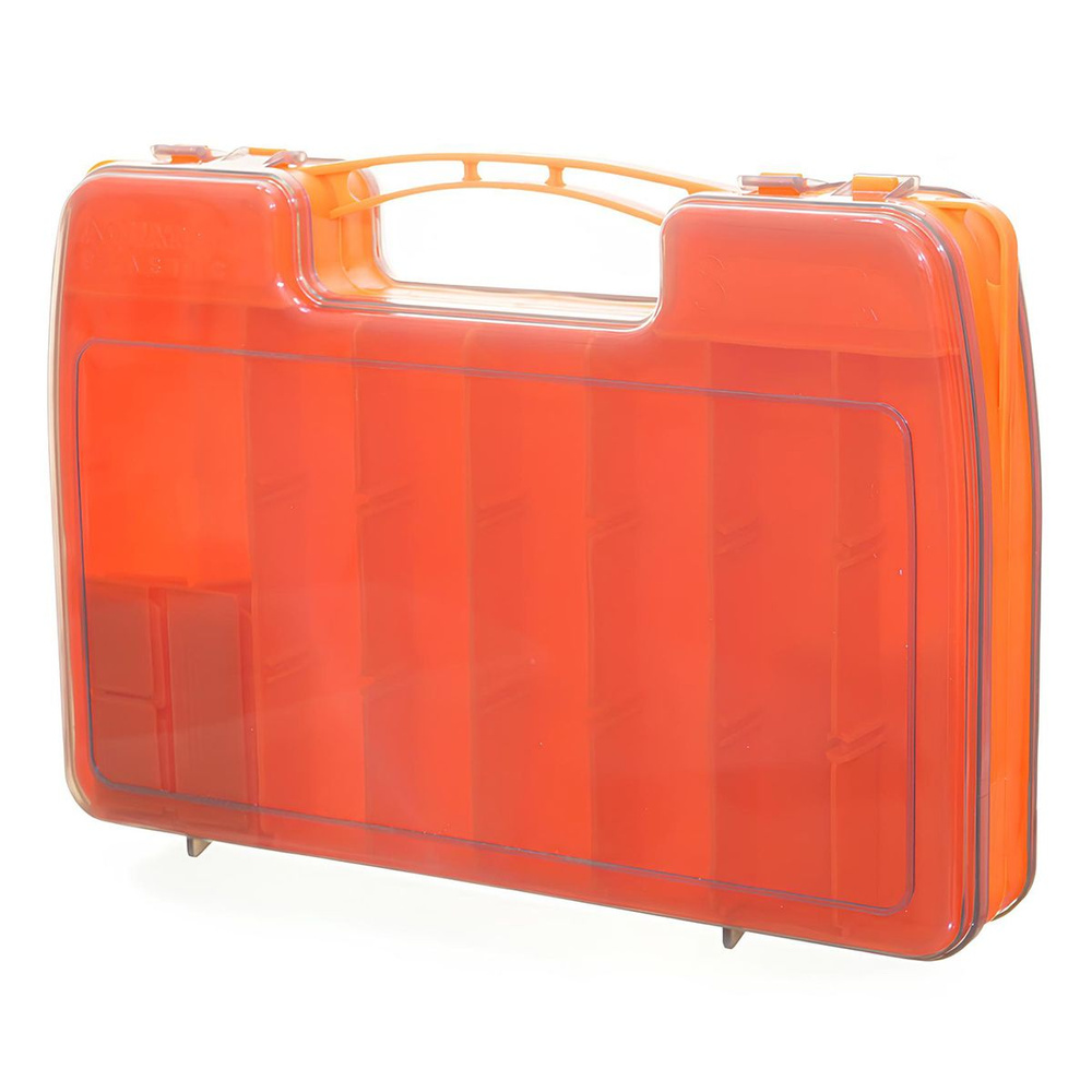 Коробка для приманок двухсторонняя Aquatech 17246 (300х200х60мм) оранжевая  #1