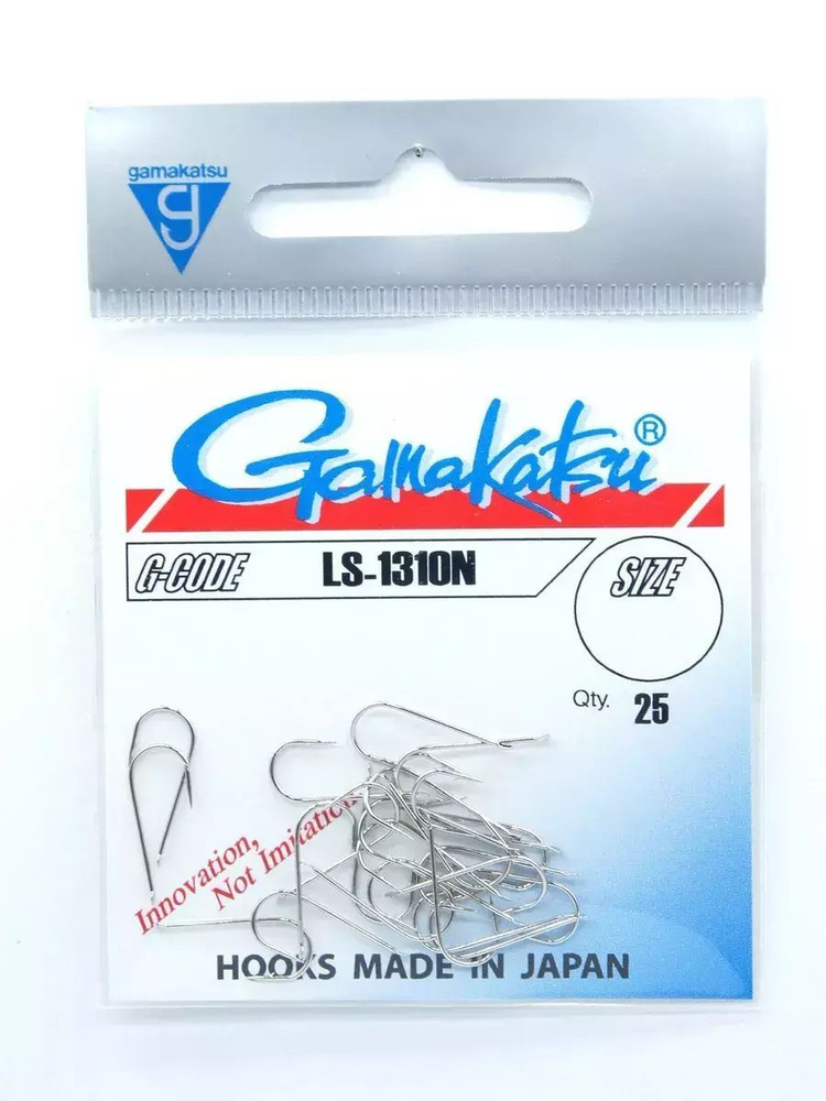 Крючок Gamakatsu Hook LS-1310N Nickel №04 #1