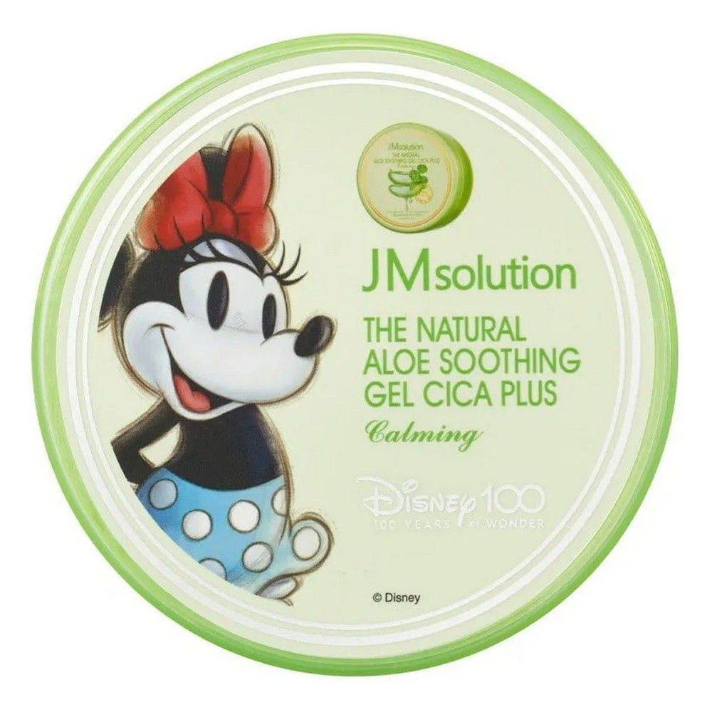JMsolution Успокаивающий гель для лица и тела с алоэ и центеллой / Disney100 Minnie The Natural Aloe #1
