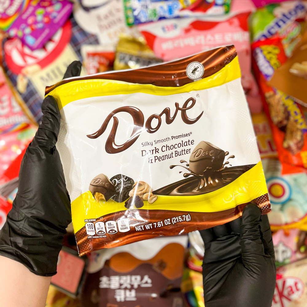 Dove Promises (Dark Chocolate & Peanut Butter) арахисовое масло 215,7 гр. #1