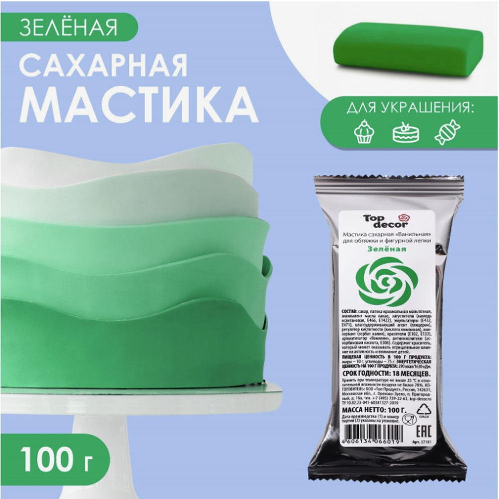 Мастика со сгущeнкой