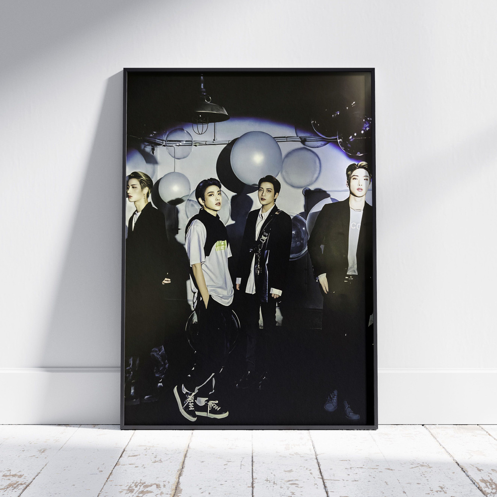 Плакат на стену для интерьера ATEEZ (Общее 9) - Постер по K-POP музыке формата A3 (30x42 см)  #1