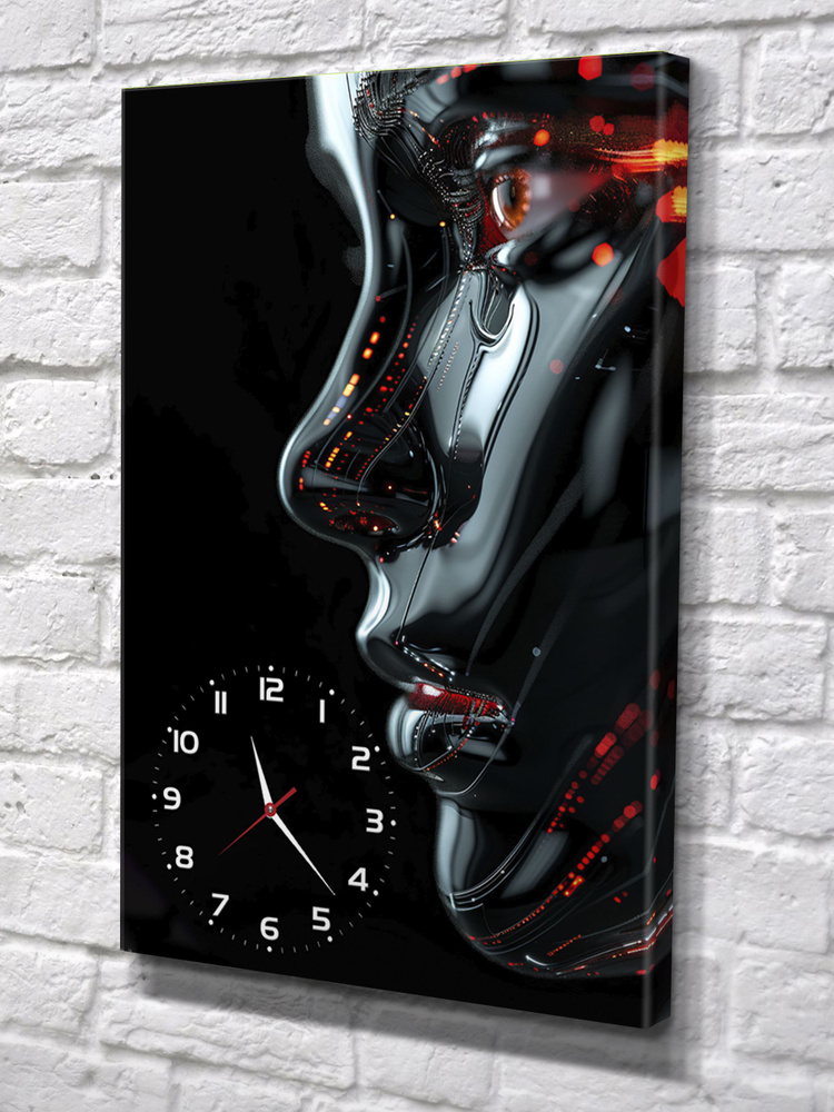 AvalonDecor Настенные часы "абстракция", 60 см х 40 см #1