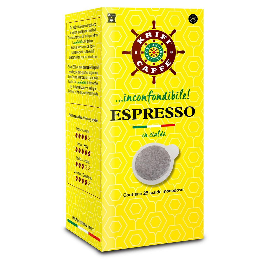 Кофе в чалдах KRIFI Espresso (E.S.E.44), 25 шт. #1