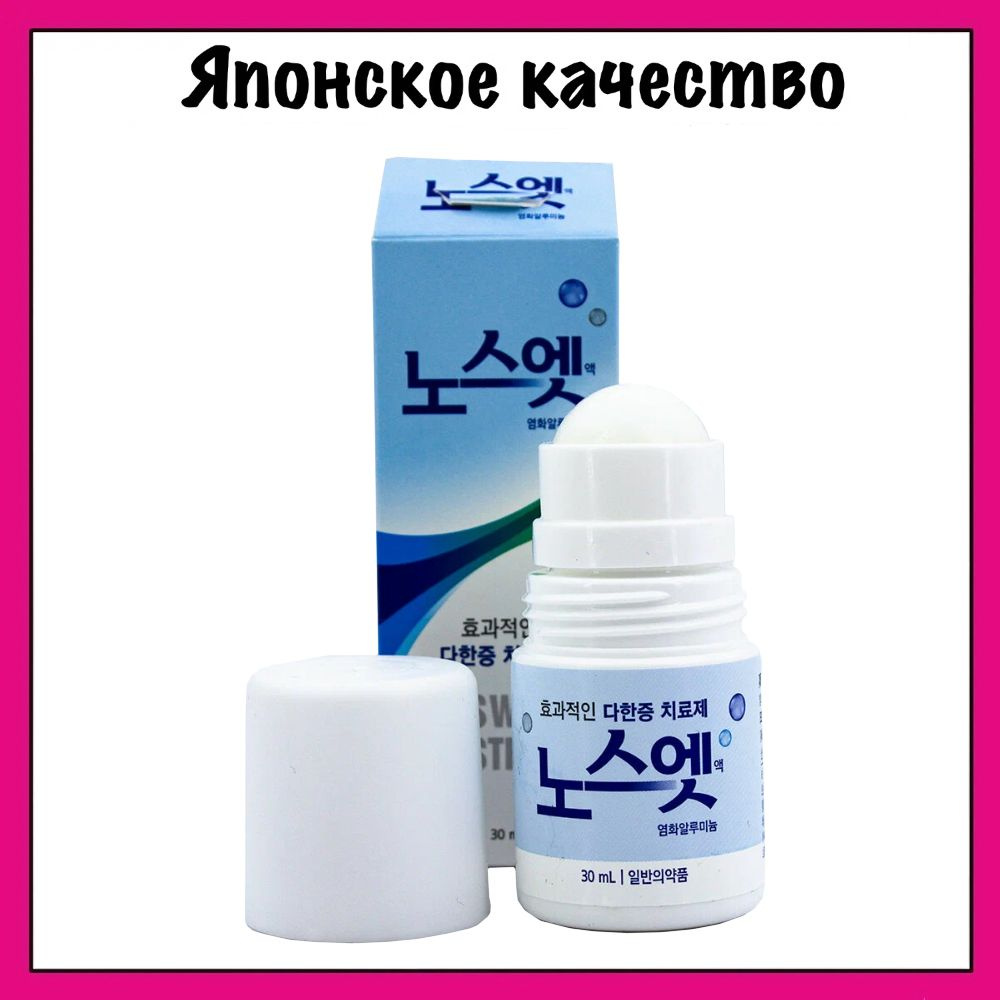 Дезодорант лечебный от излишней потливости No Sweat No Stress Sense Solution Blue 30мл  #1