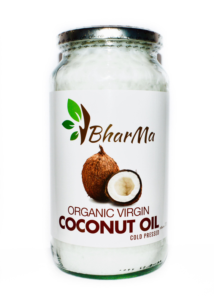 BharMa Масло кокосовое Virgin Нерафинированное 1000мл. 1шт. #1