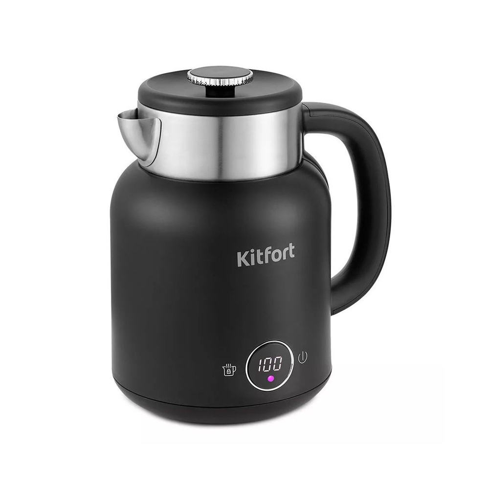 Kitfort Электрический чайник Чайник электрический КТ-6196-1 черный  #1