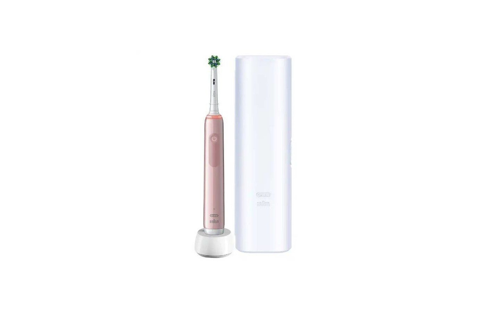 Oral-B Электрическая зубная щетка Pro 3 (3500)/D505.513.3X, розовый #1