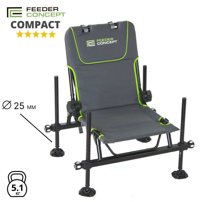 Кресло фидерное Feeder Concept Compact / кресло карповое, рыболовное  #1