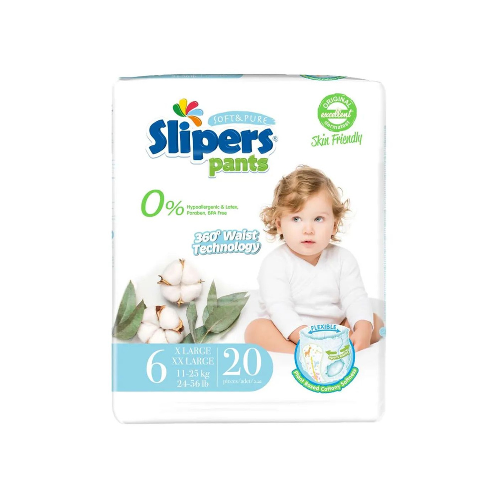 Трусики-подгузники Slipers размер 6 XXL (11 - 25 кг) 20 шт SP90824 #1