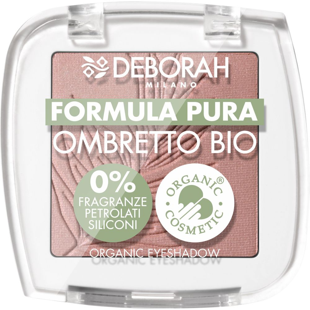 DEBORAH Тени для век FORMULA PURA OMBRETTO BIO, тон: 05 Розовый., 2,5гр #1