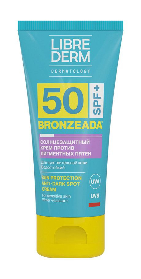 Солнцезащитный крем для чувствительной кожи лица и тела против пигментных пятен Bronzeada Sun Protection #1