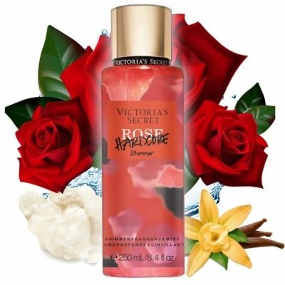 Парфюмированный спрей для тела Victoria's Secret Hardcore Rose Shimmer #1