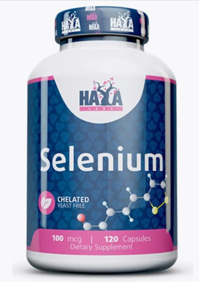 Haya Labs Selenium Chelated 100 MCG. СЕЛЕН. 120 Caps. #1