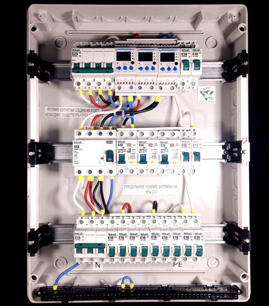 Щит электрический в сборе