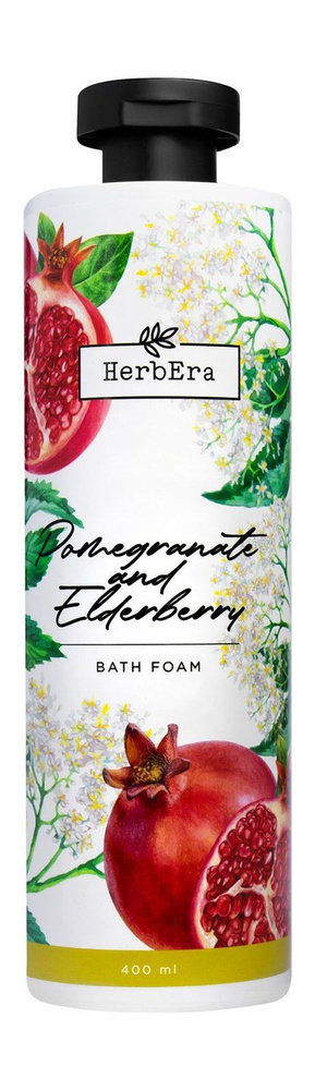 Пена для ванны с ароматом граната и бузины Pomegranate and Elderberry Bath Foam, 400 мл  #1