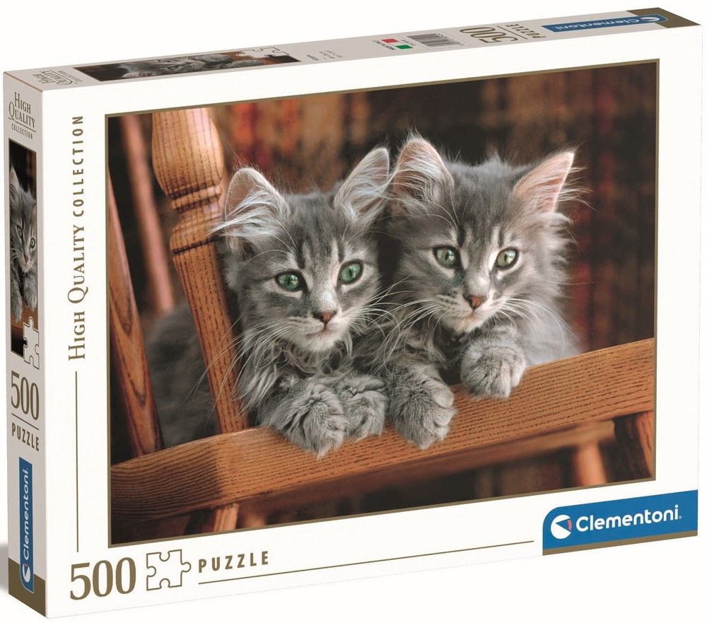 Clementoni Пазл Котята на стуле , 500 деталей #1