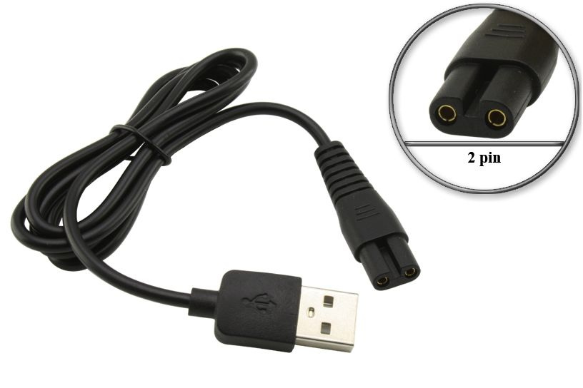 Кабель USB - 5V (UC HRFC) для зарядки от устройства с USB выходом машинки для стрижки, триммера, электробритвы #1