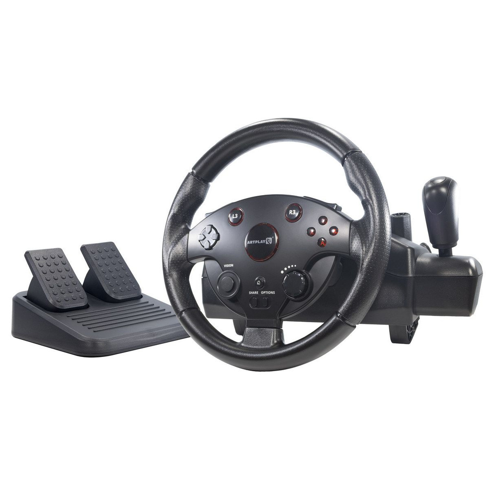 Руль ARTPLAYS Street Racing Wheel Turbo C900 совместим с PS3, ПК, Xbox ONE, Xbox 360 #1