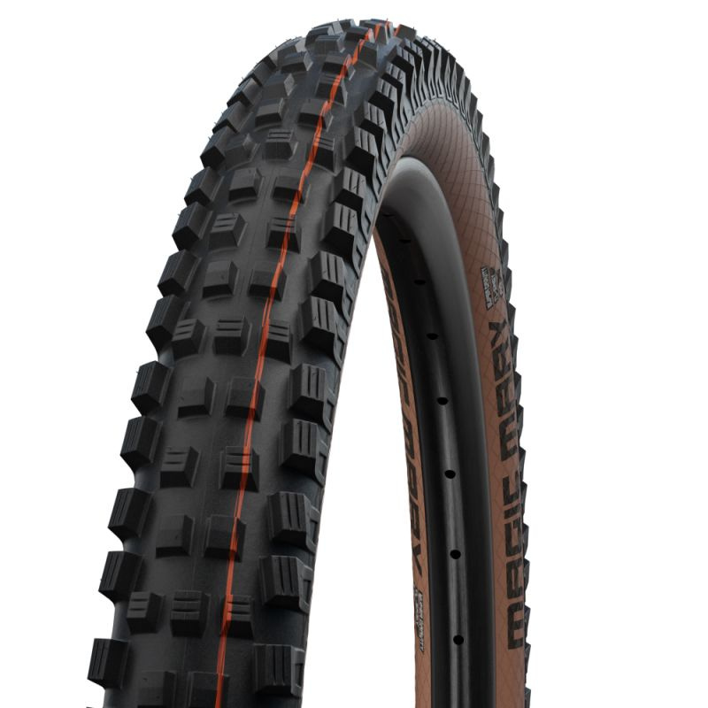 Покрышка 27.5x2.4 Schwalbe Magic Mary Folding TR EVO-SuperGravity Soft 1220гр 11654381 Black+Bronze  #1