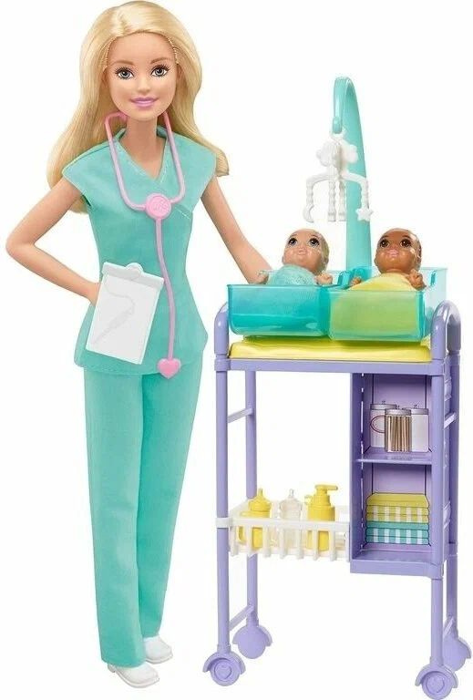 Barbie Кукла "Кем быть", Детский доктор, GKH23 #1