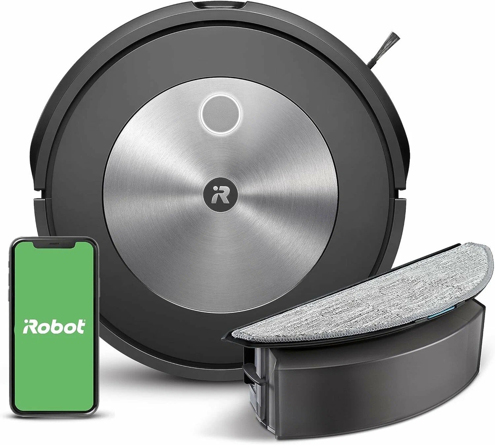 iRobot Робот-пылесос Roomba Combo j5 Robot, черный #1