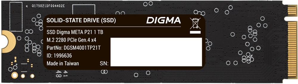 Digma 1 ТБ Внутренний SSD-диск Meta P21_2523 озон (DGSM4001TP21T) #1