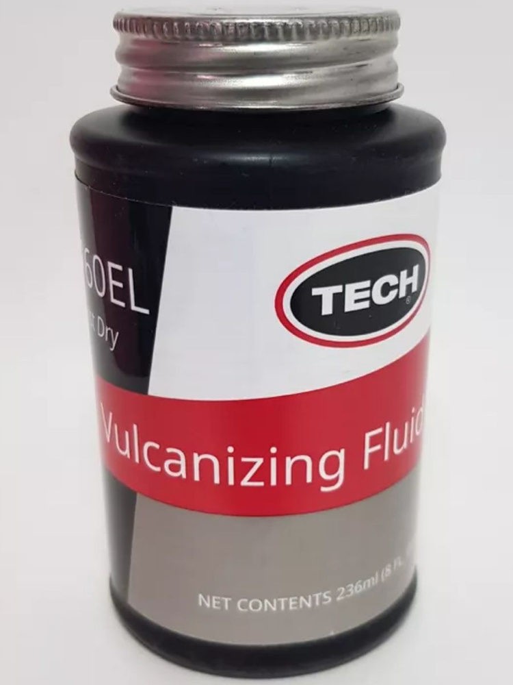 TECH 760EL Вулканизирующая жидкость (клей шиномонтажный) с кисточкой, 236 мл  #1