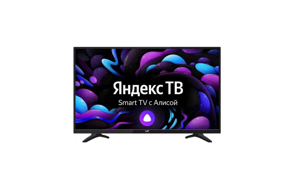 Leff Телевизор 32" HD, черный #1