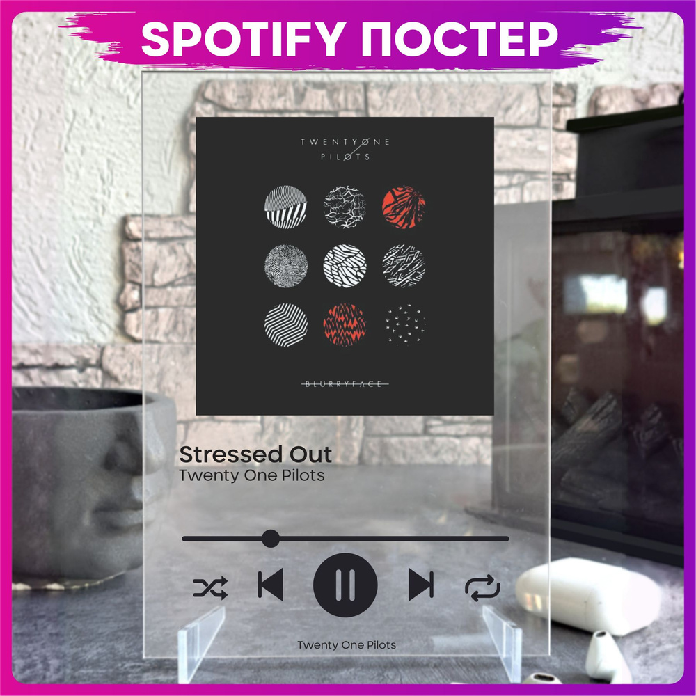 Spotify poster Twenty One Pilots Top Blurryface трек пластинка #1