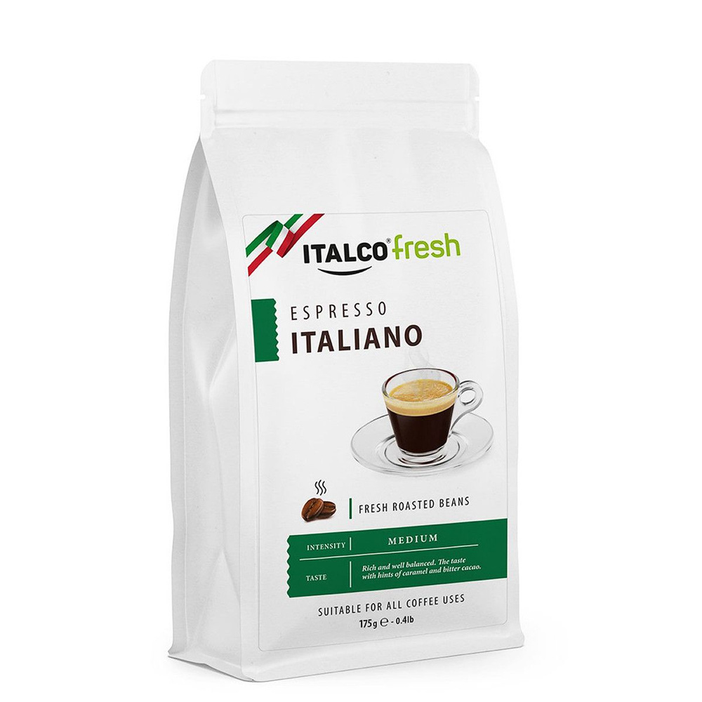 Кофе в зёрнах Italco Fresh Espresso Italiano 175гр #1