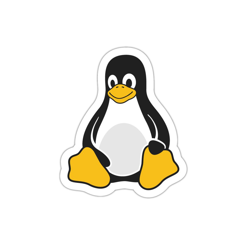 Стикер на ноутбук "Linux/Tux" #1