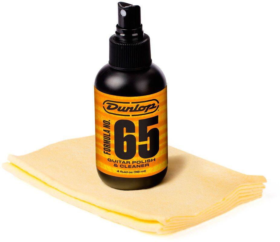 Гитарная полироль + салфетка Dunlop 654C Polish & Cleaner with Cloth #1