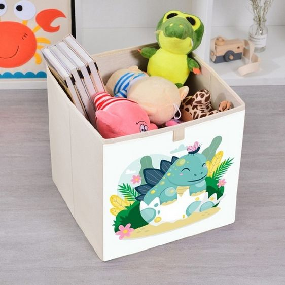 Коробка для хранения игрушек в детскую 30*30*30 см #1