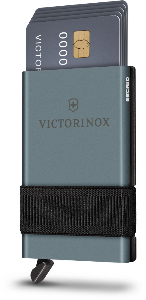 Швейцарская карта Victorinox Smart Card Wallet Sharp (0.7250.36) серый коробка подарочная  #1